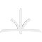 Ekena Millwork Davenport Architectural Grade PVC Gable Bracket, 108"W x 63"H x 6"D x 6"F, 14/12 Pitch GBP108X63X0606DAV00 - alternate 3